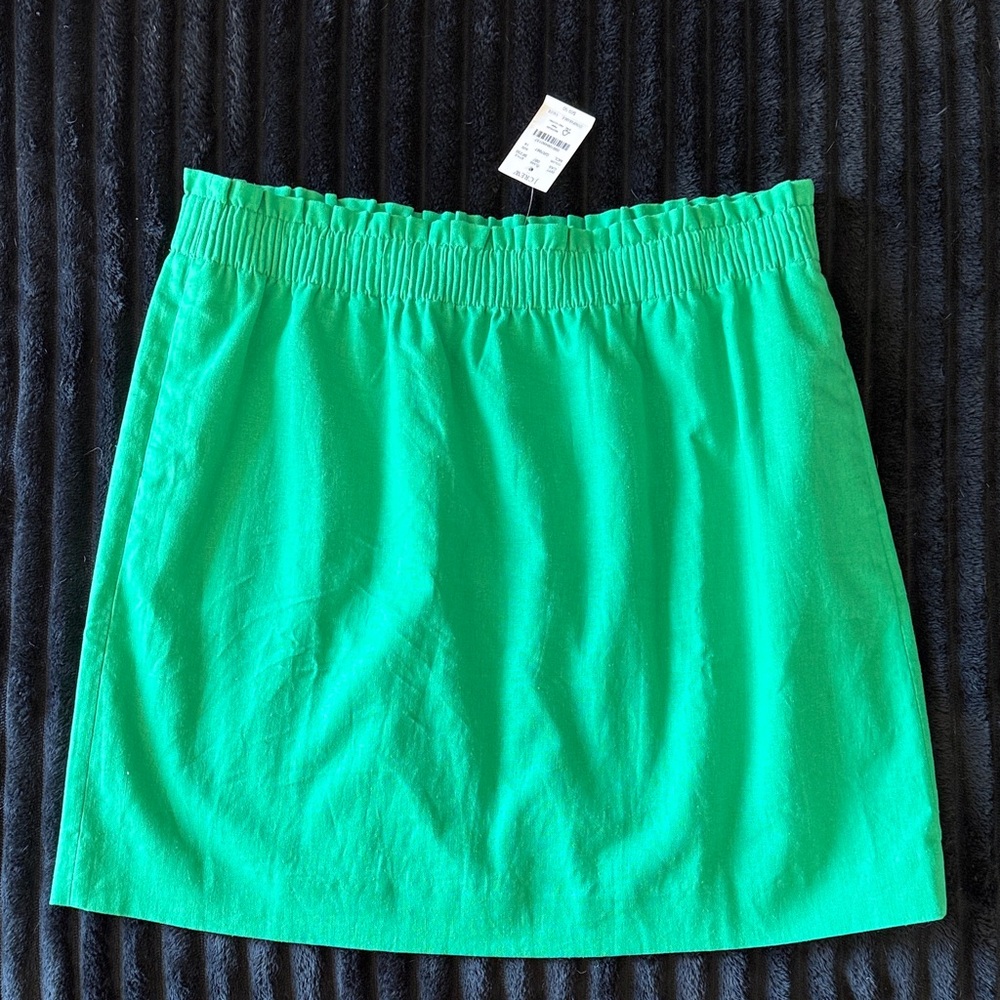 J. Crew Vibrant Green Skirt